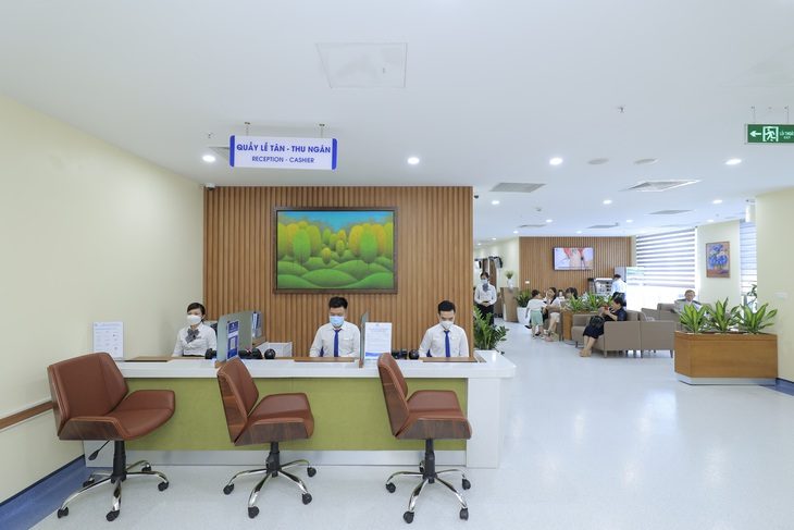 Một góc khu khám bệnh ở BVĐK Tâm Anh TP.HCM. Ảnh: Đ.H Một góc khu khám bệnh ở BVĐK Tâm Anh TP.HCM. Ảnh: Đ.H
