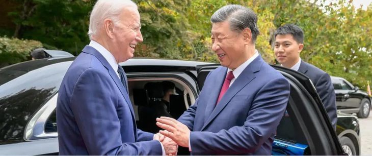 Tổng thống Mỹ Biden nói đàm phán với ông Tập đã đạt 'tiến bộ thực sự' - Ảnh: XINHUA Tổng thống Mỹ Biden nói đàm phán với ông Tập đã đạt "tiến bộ thực sự" - Ảnh: XINHUA