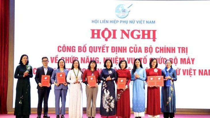 a23-173569574797827025013 Bộ máy mới của Trung ương Hội Liên hiệp phụ nữ Việt Nam sau tinh gọn - Ảnh 1.