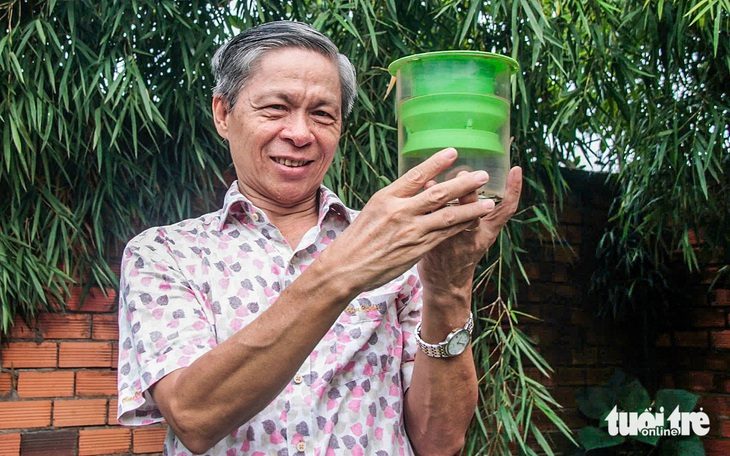 Bẫy muỗi Mosla của nhà sáng chế mới học hết lớp 8 - Ảnh 1. Bẫy muỗi của nhà sáng chế mới học hết lớp 8 - Ảnh 1.