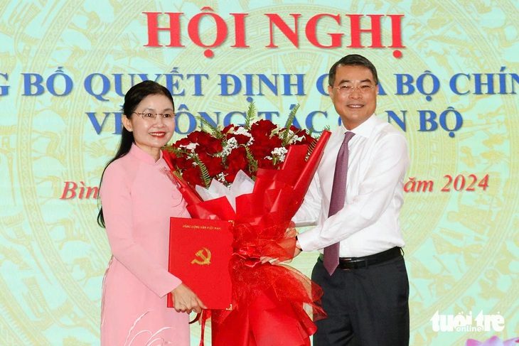 base64-17322607408701095690191 Bà Tôn Ngọc Hạnh trở thành bí thư Tỉnh ủy trẻ nhất cả nước - Ảnh 1.