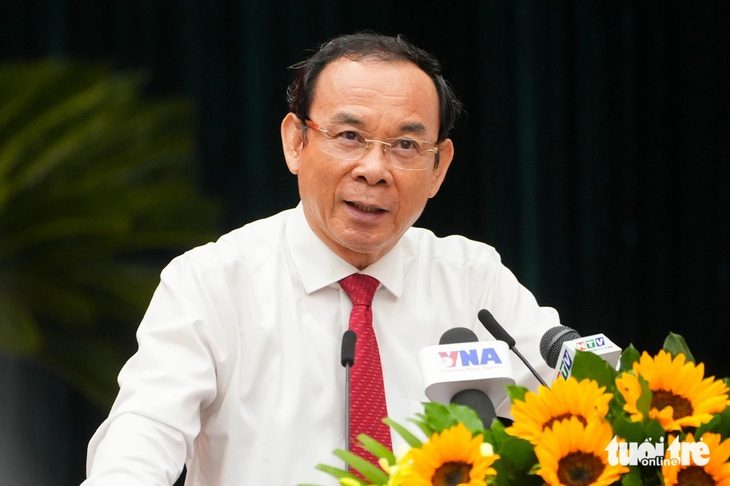 base64-1738563547821938927818 Bí thư Nguyễn Văn Nên: TP.HCM hoàn thành tinh gọn, sắp xếp bộ máy đúng tiến độ Trung ương đề ra - Ảnh 1.