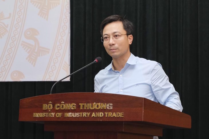 Bắt ông Trần Duy Đông, phó cục trưởng Cục Xúc tiến thương mại Bộ Công Thương- Ảnh 1. Ông Trần Duy Đông khi còn làm vụ trưởng Vụ Thị trưởng trong nước, Bộ Công Thương - Ảnh: Bộ Công Thương