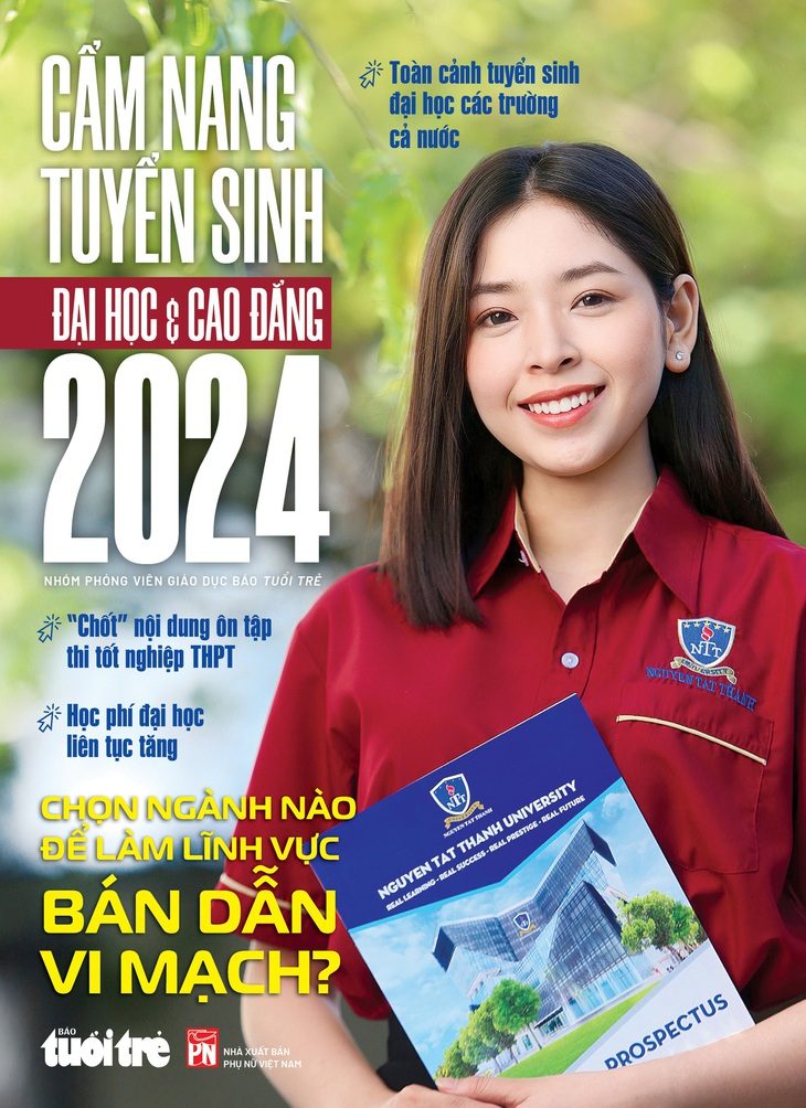 Cẩm nang tuyển sinh đại học và cao đẳng 2024: Giải đáp nóng về thi, tuyển sinh từ Bộ GD-ĐT- Ảnh 1. Cẩm nang tuyển sinh đại học và cao đẳng 2024 của báo Tuổi Trẻ sẽ chính thức phát hành sáng 3-3 - Ảnh: TR.H.