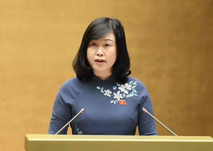 Bộ trưởng Y tế phản hồi đề xuất quỹ bảo hiểm y tế chi trả các dịch vụ tầm soát bệnh- Ảnh 1. Bộ trưởng Bộ Y tế Đào Hồng Lan - Ảnh: GIA HÂN