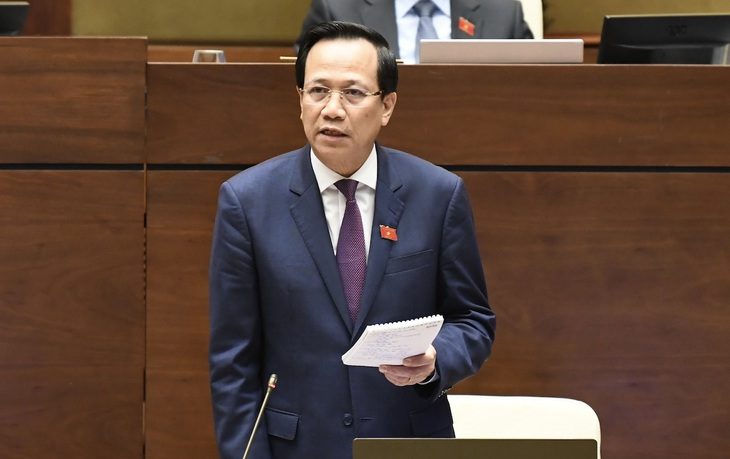 Bộ trưởng Đào Ngọc Dung: Được rút bảo hiểm xã hội một lần không phân biệt trước hay sau luật mới- Ảnh 1. Bộ trưởng Đào Ngọc Dung - Ảnh: GIA HÂN