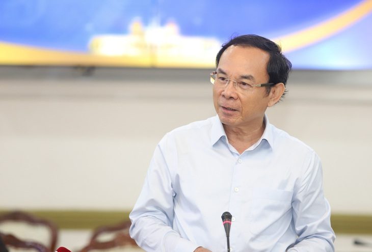Bí thư Nguyễn Văn Nên: TP.HCM quy hoạch những khu đặc biệt cho cộng đồng khởi nghiệp- Ảnh 1. Bí thư Nguyễn Văn Nên phát biểu tại buổi gặp mặt cộng đồng đổi mới sáng tạo - Ảnh: TH.T.