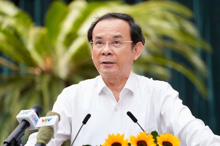 img7995-17333043785452041691942 Bí thư Nguyễn Văn Nên: Cán bộ nghĩ đến lợi ích chung sẽ vượt qua nỗi lo tinh gọn bộ máy - Ảnh 1.