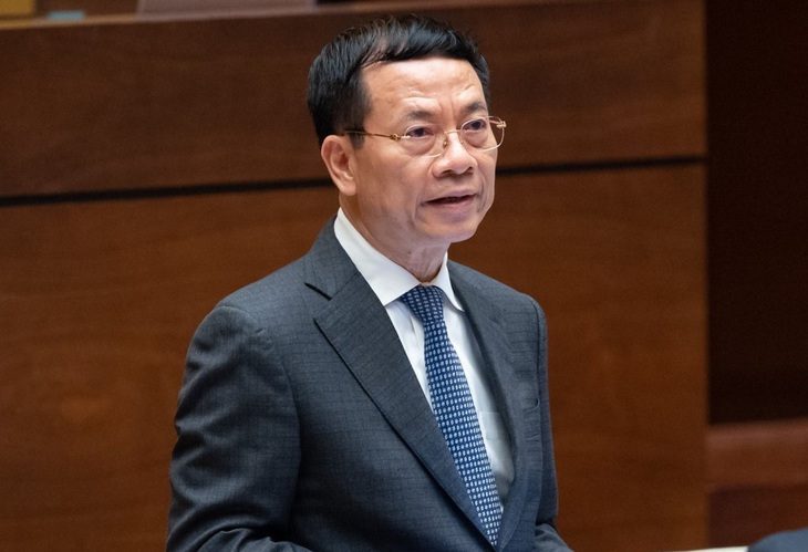 Bộ trưởng Nguyễn Mạnh Hùng: Quản lý dịch vụ OTT 'mềm hơn nhưng xử phạt nghiêm minh' - Ảnh 1. Bộ trưởng Nguyễn Mạnh Hùng - Ảnh: GIA HÂN