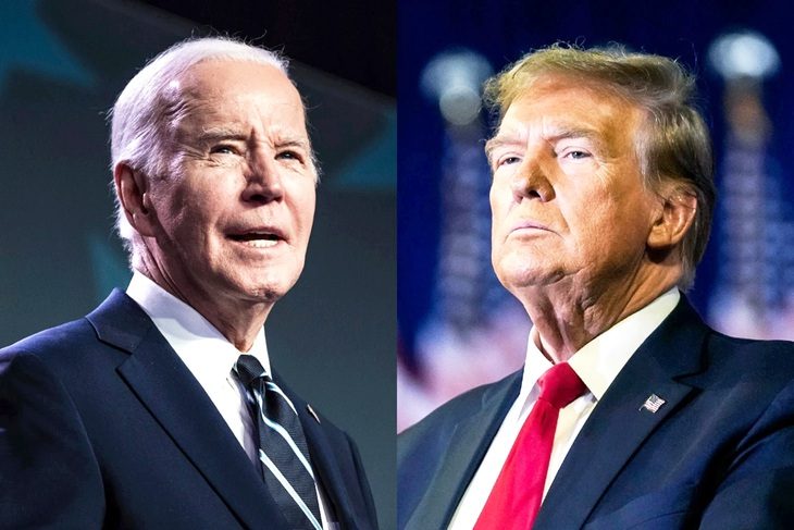 Tổng thống Joe Biden (trái) và cựu tổng thống Donald Trump - Ảnh: NBC NEWS Tổng thống Joe Biden (trái) và cựu tổng thống Donald Trump - Ảnh: NBC NEWS